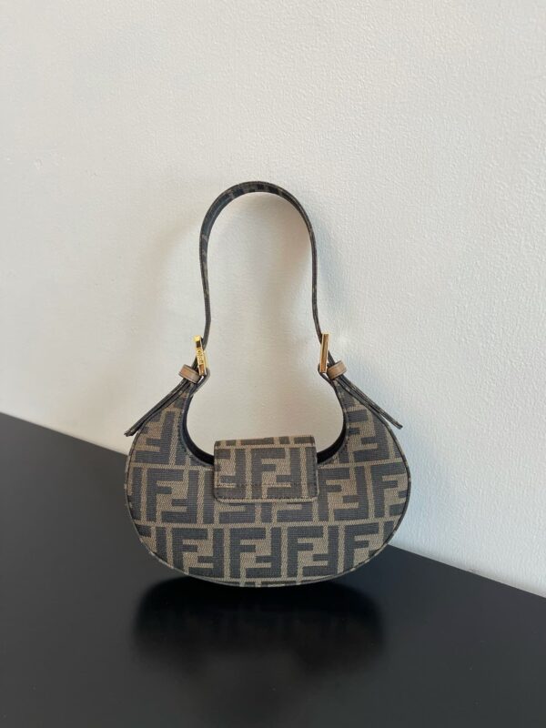 1:1 Replica Fendi Cookie FF Fabric Multicolour Mini Bag For Woman 22cm/8.5in 8BS065AKMOF0A6E