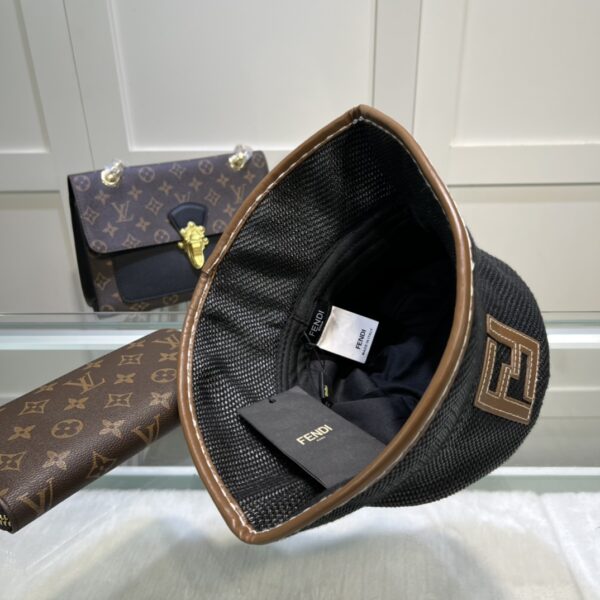Fendi Denim Bucket Hat Black Fendi Hat