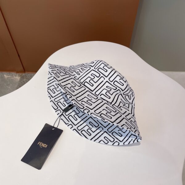 Fendi Denim Bucket Hat White Fendi Hat