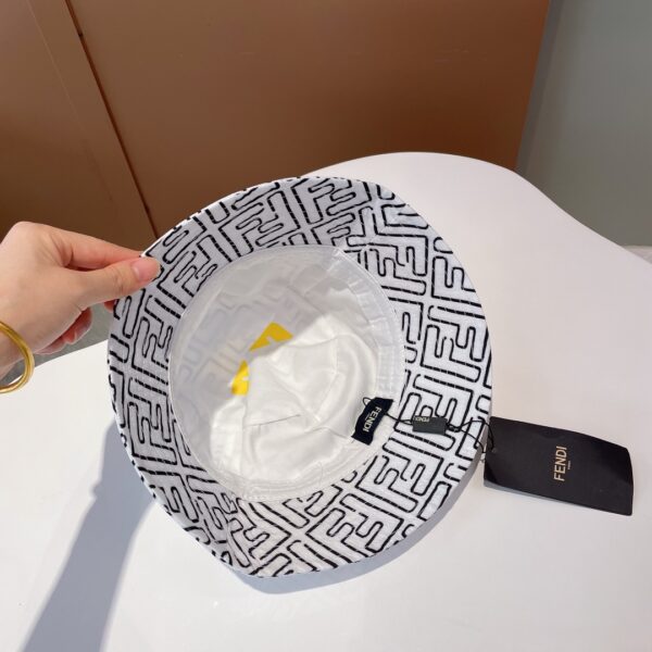 Fendi Denim Bucket Hat White Fendi Hat