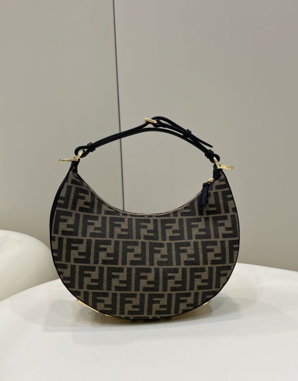1:1 Replica Fendi Fendigraphy Small Brown For Women, Women's Handbags, Shoulder Bags 11.4in/29cm 8BR798
