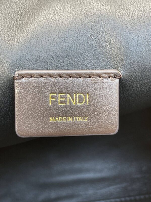 1:1 Replica Fendi First Medium Black Fox Fur Bag For Woman 32.5cm/13in