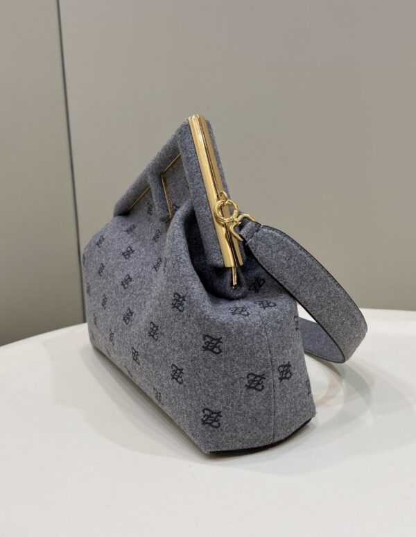 1:1 Replica Fendi First Medium Blue Bag For Woman 32cm/12.5in