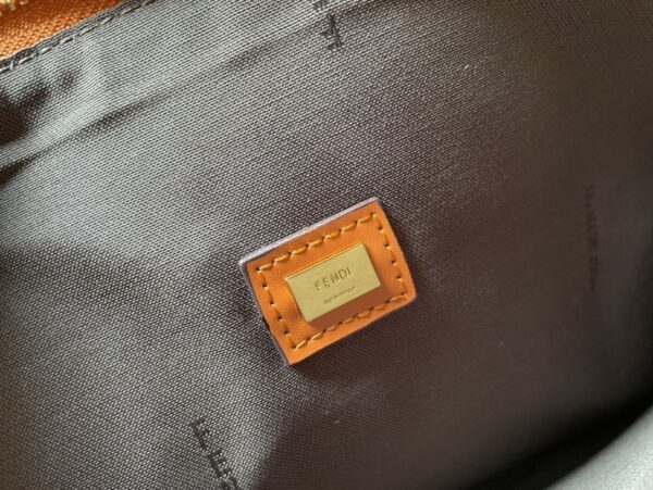 1:1 Replica Fendi Flat Pouch Brown Large Pouch Bag For Woman 34cm/13in 8N0178AC9LF0QVK