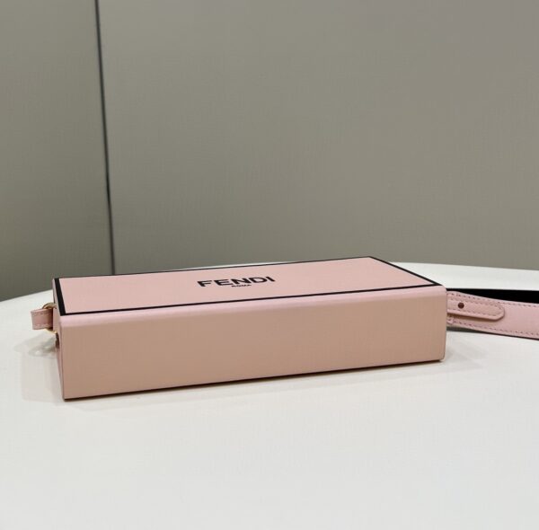 1:1 Replica Fendi Horizontal Box Pink Bag For Woman 10.5cm/4in