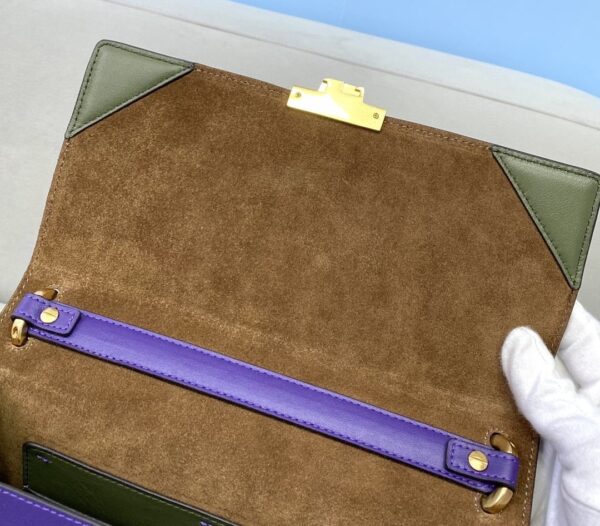 1:1 Replica Fendi Kan U Small Blue Bag For Woman 25cm/9.5in