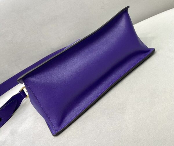 1:1 Replica Fendi Kan U Small Blue Bag For Woman 25cm/9.5in