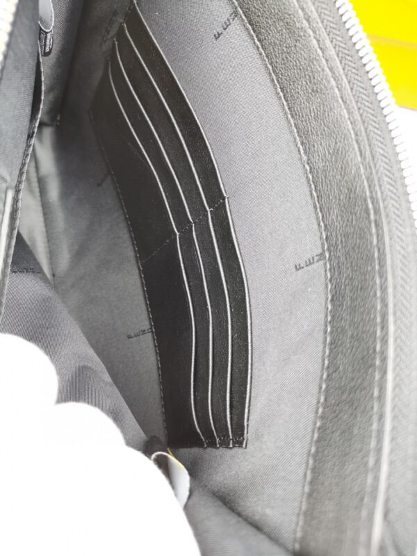 1:1 Replica Fendi Monster Eyes Camera Flat Zip Pounch Black, Yellow For Men 27cm/10.5in FF