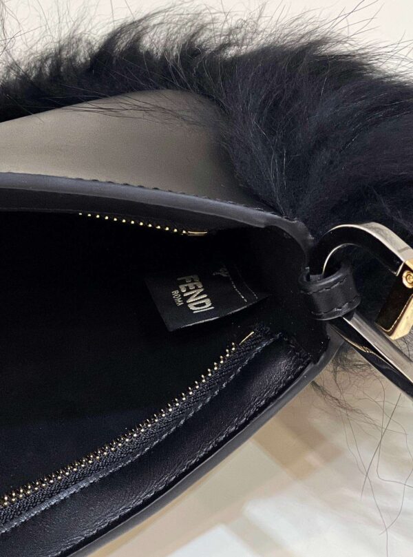 1:1 Replica Fendi O’Lock Swing Black/White For Women 32cm / 12.6in 8BS068ALS9F1JU3