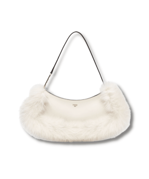 1:1 Replica Fendi O’Lock Swing White For Women 32 cm/ 12.6 in - 8BS068ALS9F1IVS