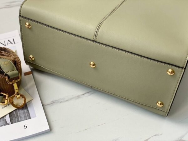 1:1 Replica Fendi Peekaboo X-Lite Tote Medium Beige Bag For Woman 30cm/12in