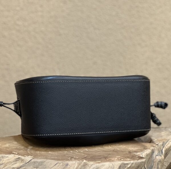 1:1 Replica Fendi Pomodorino Black Mini Bag For Woman 17cm/6.5in