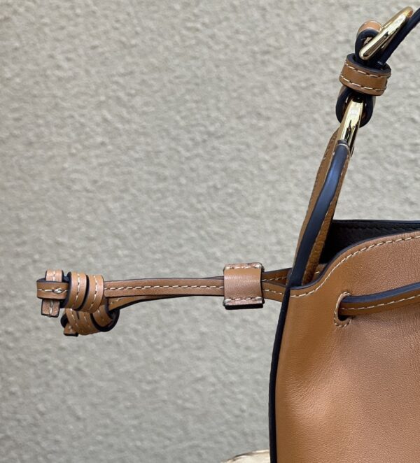 1:1 Replica Fendi Pomodorino Brown Mini Bag For Woman 17cm/6.5in