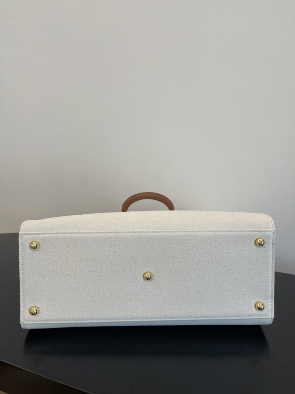 1:1 Replica Fendi Sunshine Large Tote Bag Light Grey For Women, Women's Handbags, Shoulder Bags 15.7in/40cm FF 8BH372