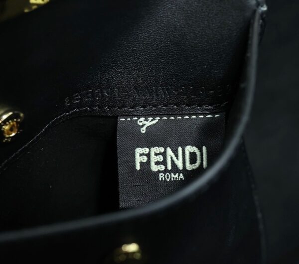 1:1 Replica Fendi Way Large Black Bag For Woman 40cm/15.7in
