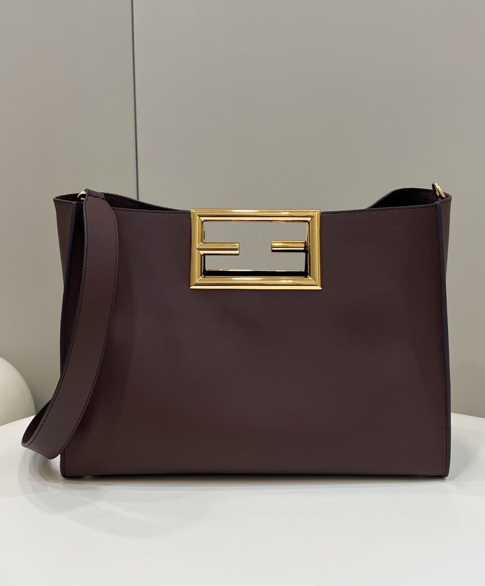1:1 Replica Fendi Way Large Dark Grey Bag For Woman 40cm/15.7in