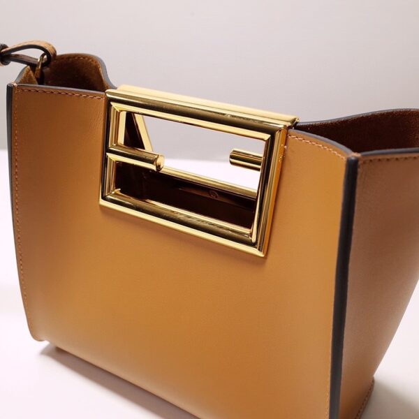 1:1 Replica Fendi Way Small Brown Bag For Woman 20cm/8in
