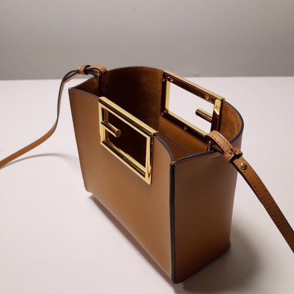 1:1 Replica Fendi Way Small Brown Bag For Woman 20cm/8in
