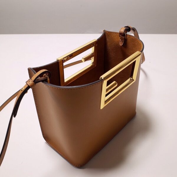 1:1 Replica Fendi Way Small Brown Bag For Woman 20cm/8in
