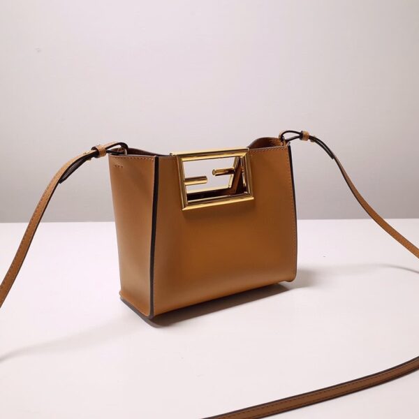 1:1 Replica Fendi Way Small Brown Bag For Woman 20cm/8in