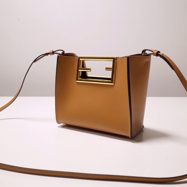 1:1 Replica Fendi Way Small Brown Bag For Woman 20cm/8in