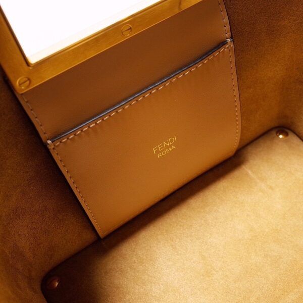 1:1 Replica Fendi Way Small Brown Bag For Woman 20cm/8in