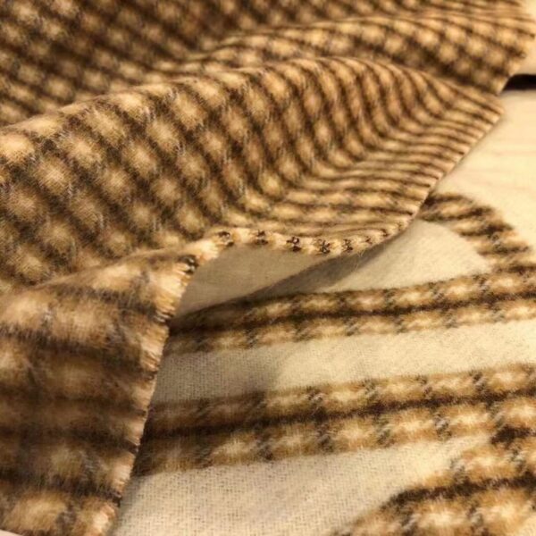 Fendi Wool And Cashmere Cream Scarf 180cm/71in FXT334AHR1F0QF7