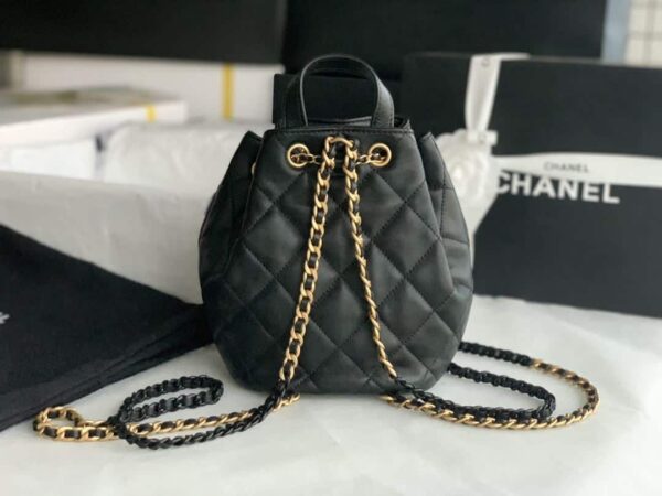 [REP 1:1] Gaiera Chain Bucket Black/White/Pink/Yellow For Women 7.5in / 19cm AS3211