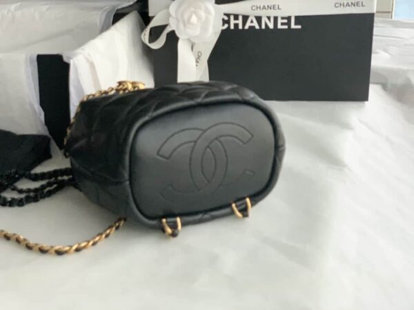 [REP 1:1] Gaiera Chain Bucket Black/White/Pink/Yellow For Women 7.5in / 19cm AS3211