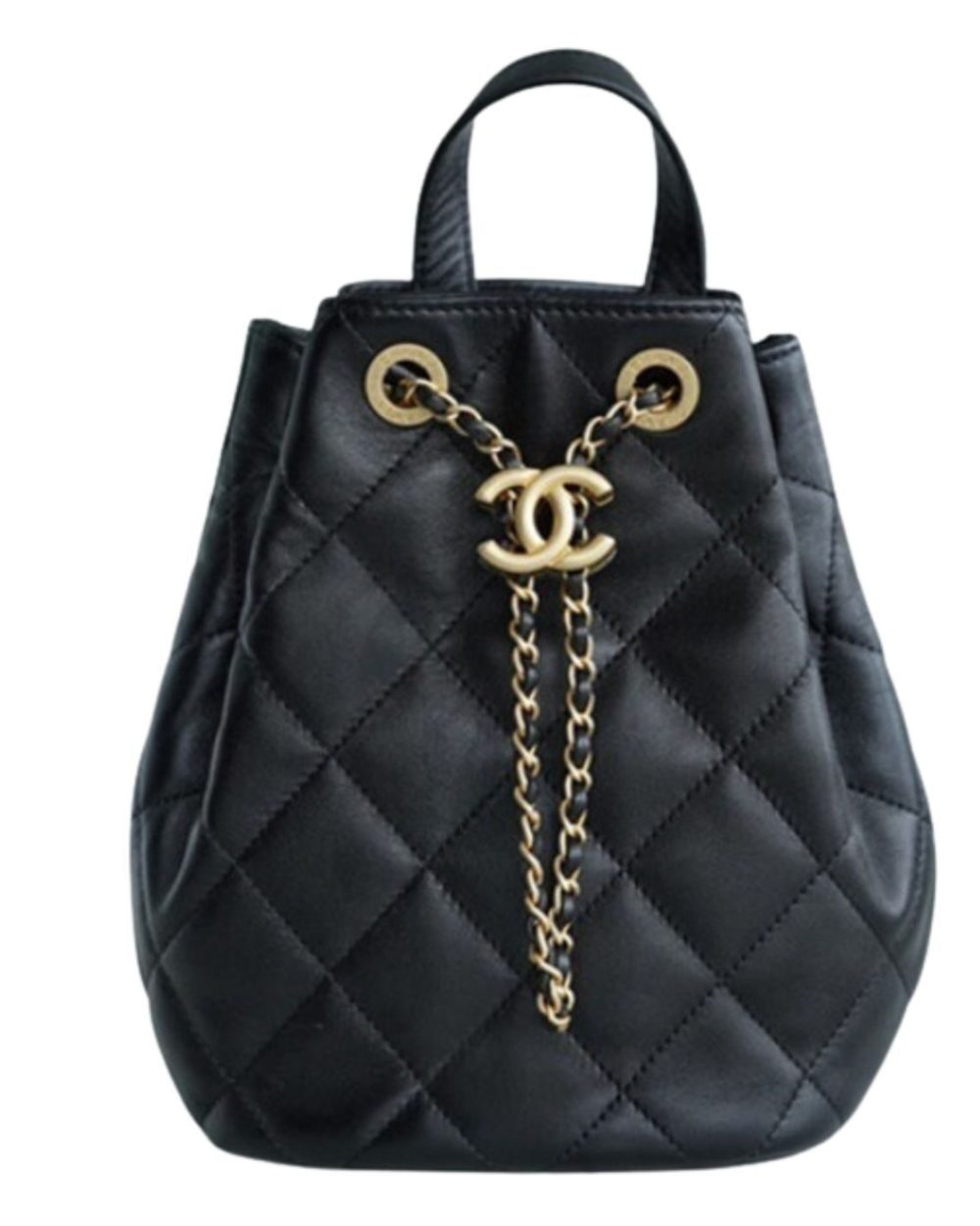 [REP 1:1] Gaiera Chain Bucket Black/White/Pink/Yellow For Women 7.5in / 19cm AS3211