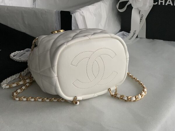 [REP 1:1] Gaiera Chain Bucket Black/White/Pink/Yellow For Women 7.5in / 19cm AS3211