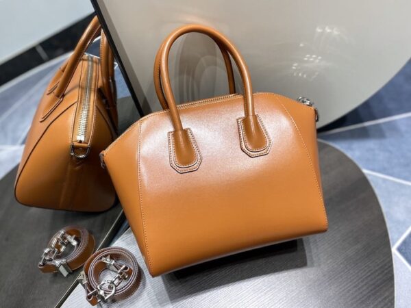 Givenchy Mini Antigona Sport Bag Caramel Brown For Women, Women's Handbags, Shoulder Bags 8.7in/22cm GVC