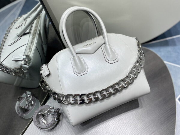 Givenchy Mini Antigona Sport Bag Ivory For Women, Women's Handbags, Shoulder Bags 8.7in/22cm GVC