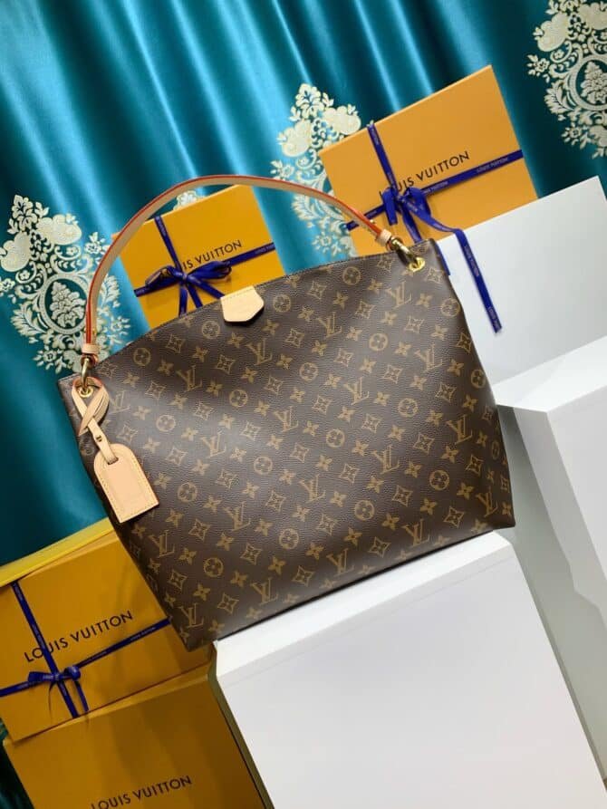 1:1 Replica 1:1 Replica Louis Vuitton LV Graceful MM Monogram Canvas ...