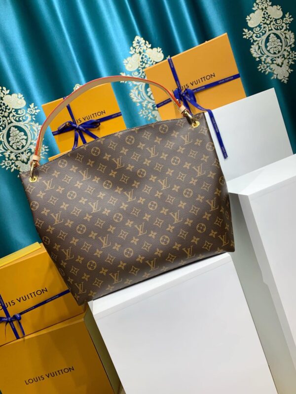 1:1 Replica Louis Vuitton LV Graceful MM Monogram Canvas Exclusive Bag For Women M43703 - 16.1in/ 41cm
