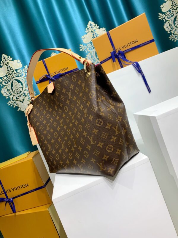 1:1 Replica Louis Vuitton LV Graceful MM Monogram Canvas Exclusive Bag For Women M43703 - 16.1in/ 41cm