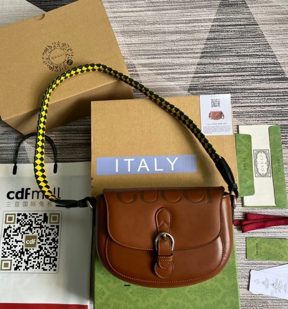 1:1 Replica Gucci Aria Shoulder Bag Red For Women, Women's Bags 10.2in/25cm GG