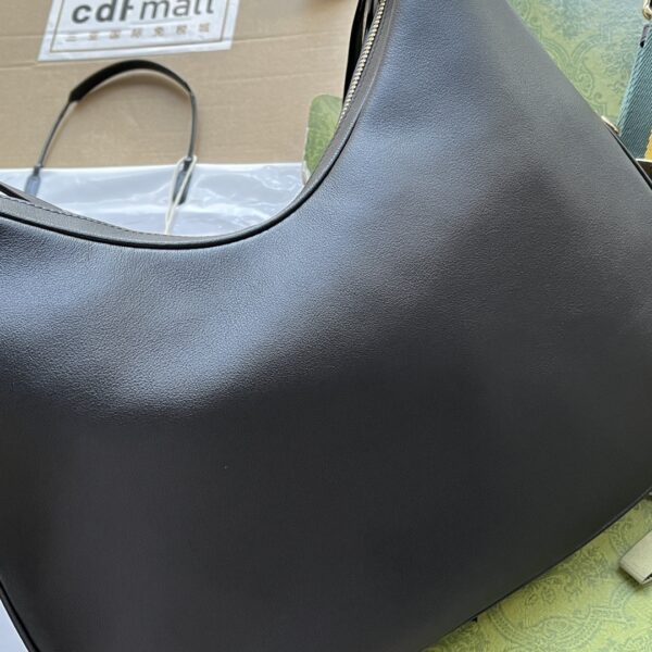 1:1 Replica Gucci Atache Large Shoulder Bag Black For Women, Women's Bags 13.8in/35cm GG‎ ‎702823 UXWBG 1037