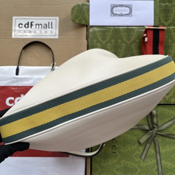 1:1 Replica Gucci Atache Large Shoulder Bag White For Women, Women's Bags 13.8in/35cm GG‎ ‎‎702823 UXWBG 9109