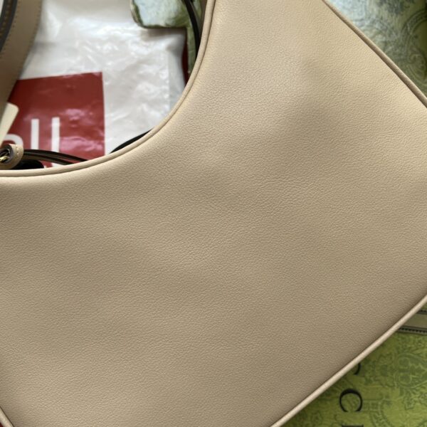 1:1 Replica Gucci Atache Small Shoulder Bag Beige For Women, Women's Bags 9in/23cm GG 699409 UXWBG 9360