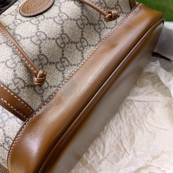 1:1 Replica Gucci Backpack With Interlocking G Brown For Women, Women's Bags 11.8in/30cm GG ‎