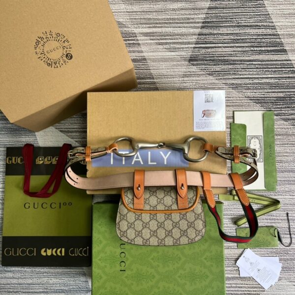 1:1 Replica Gucci Bamboo 1947 Jumbo GG Small Top Handle Bag Brown For Women, Women's Bags 8.3in/21cm GG