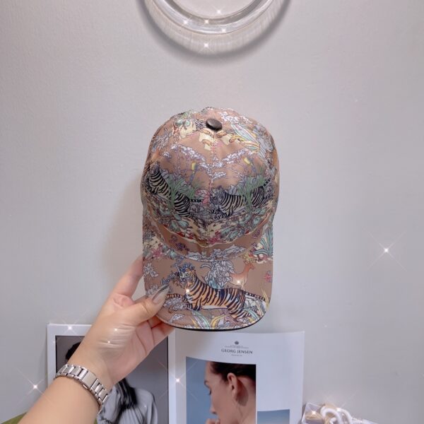 Gucci Baseball Hat With Tiger Pink GG Hat