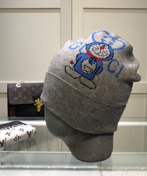 Gucci Beanie Cashmere In Grey