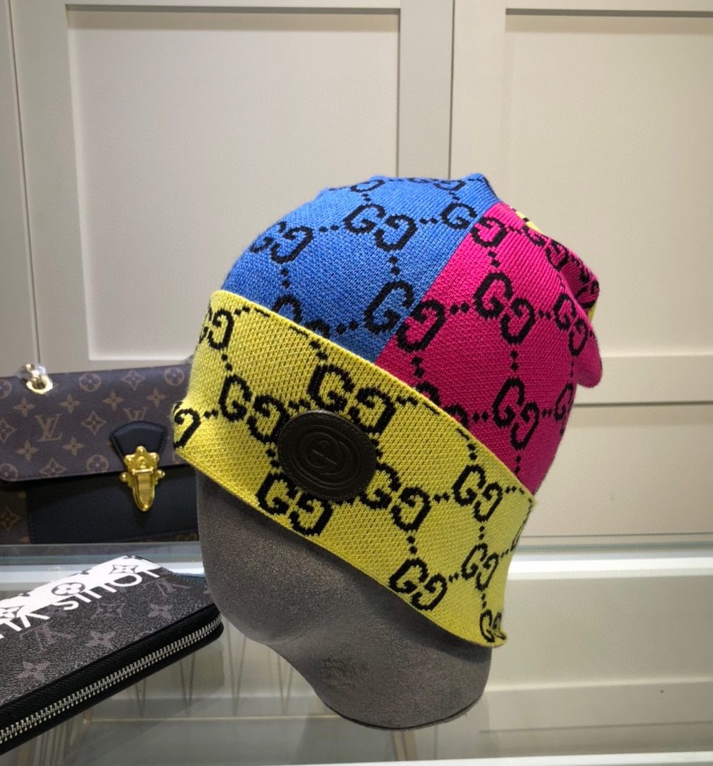 Gucci Beanie Cashmere In Multiple Color