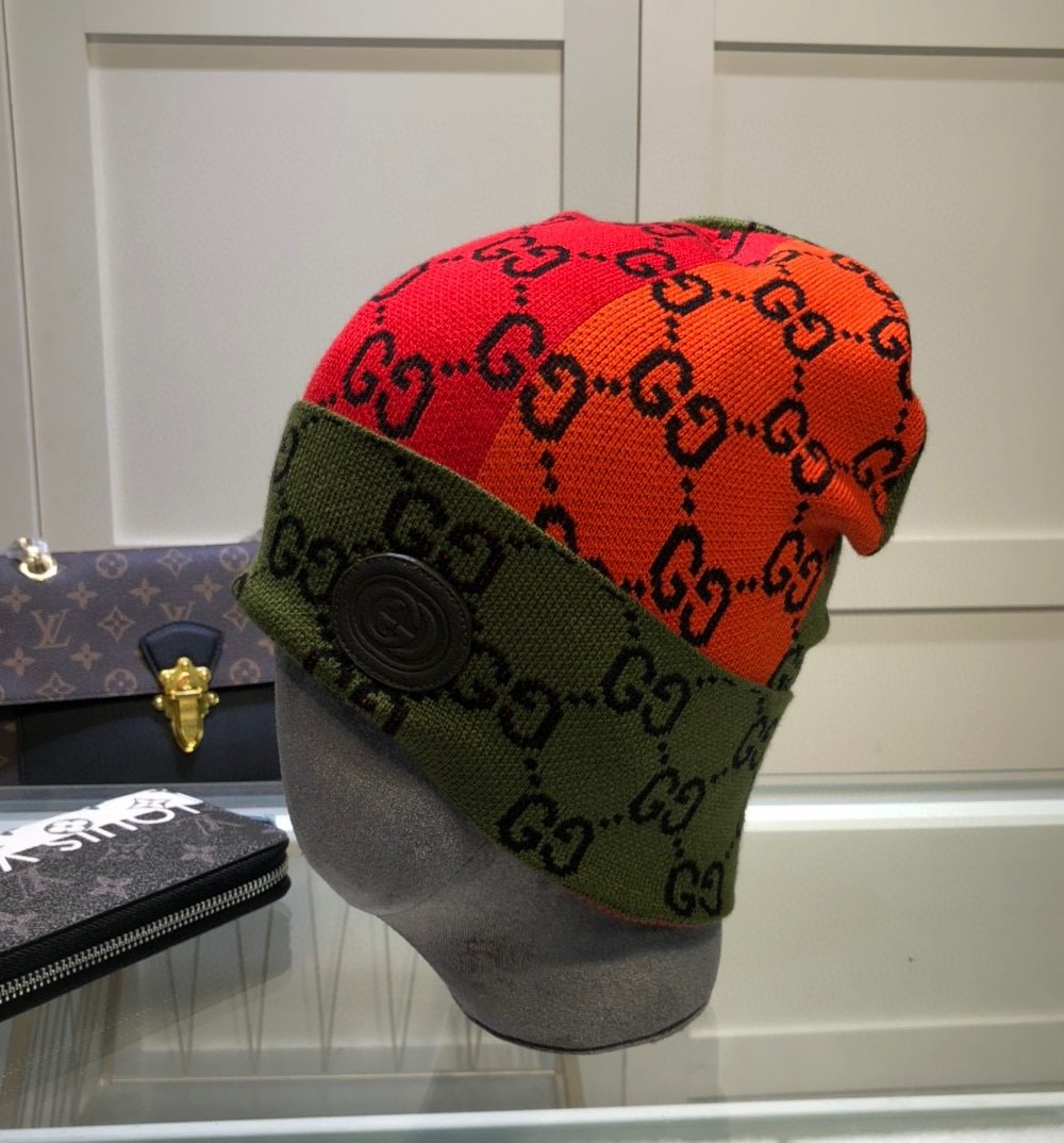 Gucci Beanie Cashmere In Multiple Color
