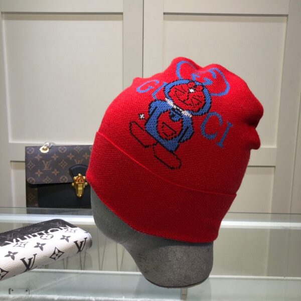 Gucci Beanie Cashmere In Red