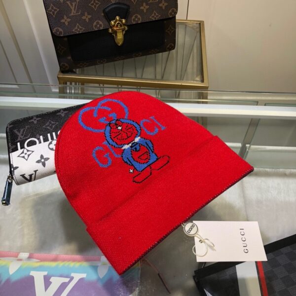 Gucci Beanie Cashmere In Red
