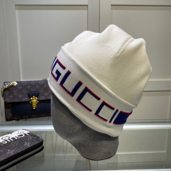 Gucci Beanie Cashmere In White