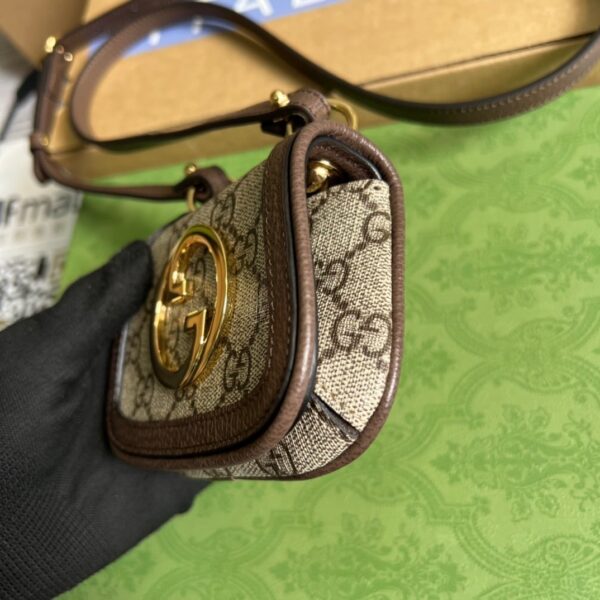 1:1 Replica Gucci Blondie Card Case Wallet Beige For Women, Women's Bags 4.5in/12cm GG‎ ‎698635 K9GSG 8358